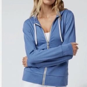 Vuori Women’s Halo Performance Hoodie Size Small Blue Quartz